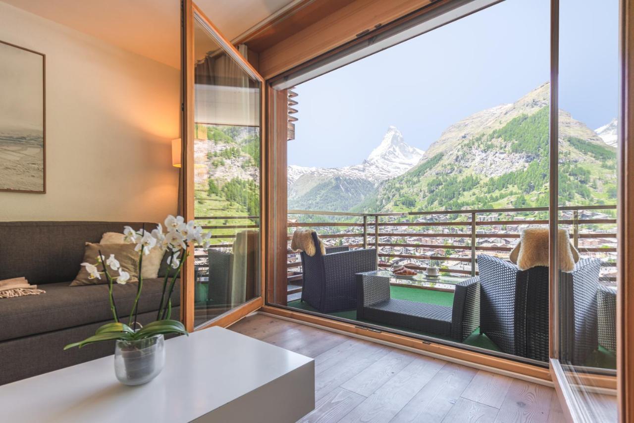 Modern Apartment With View Over Церматт Екстер'єр фото