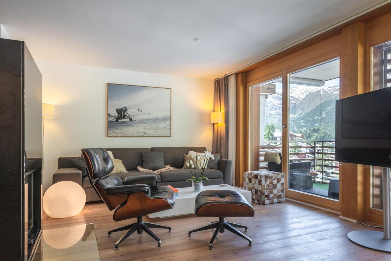 Modern Apartment With View Over Церматт Екстер'єр фото