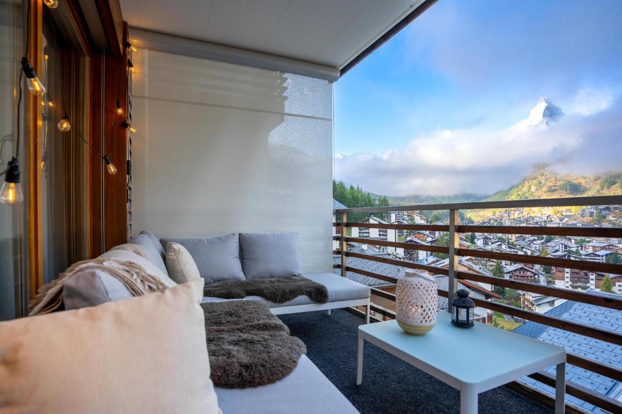 Modern Apartment With View Over Церматт Екстер'єр фото